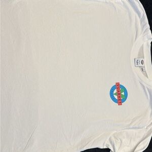 Vuarnet White T-Shirt with Blue and Red Logo from the 90’s